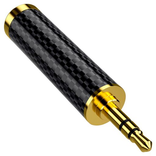 Amshn 6.35mm to 3.5mm ステレオミニプラグ 変換アダプタ イヤホンジャック 麒麟(K...