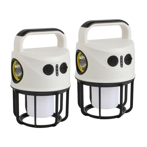 SEKIDARLED充電式ランタンキャンプランタン2個入り小型軽量LEDランタン防水防塵高輝度3段階調光暖色おしゃれ持ち運び便利夜釣り登山防災グッズ停電緊急用ライト非常用照明ホワイトCH025