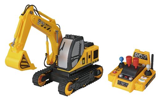 本体/単三乾電池x4本 コントローラー/単三乾電池x3本 周波数:2.4GHz 操作距離:約5m 電池寿命:車本体/約60分、コントローラー/約8時間 対象年齢:5歳以上