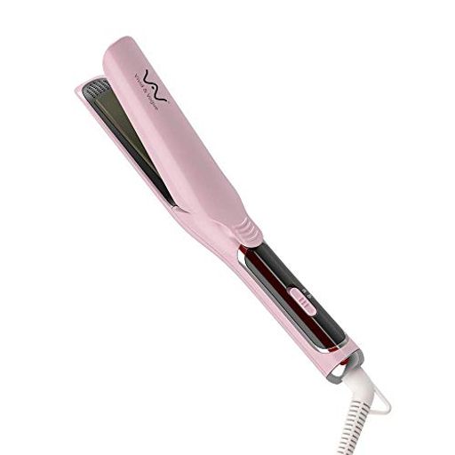 VAV タチニウムヘアアイロン ストレート&カールアイロン 両用コテ 100~200°C プロ...