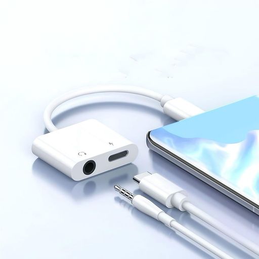 Type-C to 3.5mm イヤホン変換アダプタ マイク通話対応 軽量携帯型 iPhone15/16 シリーズ Android/Windows