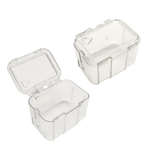 特徴1:フタをスライドするだけで開くワンタッチオープンシステム 特徴2:中身をいれたまま、用途に応じて収納・保管・入れ替えができる 特徴3:別売りホルダーSP-PA-Hの使用で、ベルトに吊下げ可能 本体サイズ・質量:86x68.5x55.5mm・40g 材質:ABS