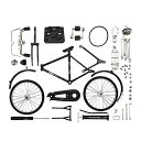 自転車ヴィンテージ自転車モデルDIY自転車組立模型玩具自転車おもちゃレトロ自転車装飾車両デスクトップ寝室リビングルーム装飾装飾(DIY組み立て式二八大杠メンズブ...
