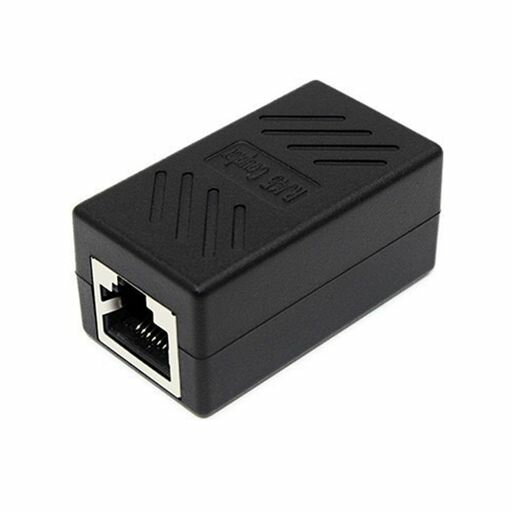 LANケーブル用中継コネクタコンパクトギガビットRJ45延長Cat7/Cat6/Cat5eコネクタプラグ8P8Cメス-メス