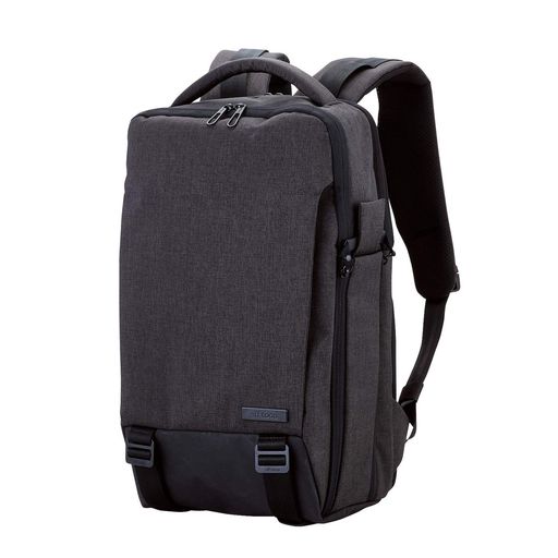 エレコム リュック ビジネスバッグ off toco(オフトコ) 15.6インチPC収納 A4対応 3WAY ハイグレード バックパック ブラック BM-OF02BK