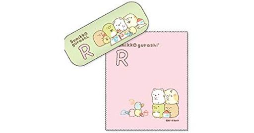 すみっコぐらし イニシャルメガネケース N