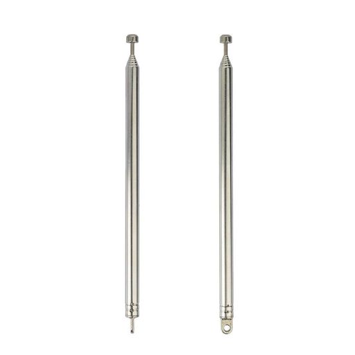 FM/AM伸縮アンテナ F型コネクター (6段 75Ω 室内用) 全長:約74cm(収縮時:約14.7cm) | 材質:スチール、真鍮 | 重量:14グラム アプリケーション:このラジオアンテナは、Panasonic、Sangean、Sony ICF-SW7600GR、SW7600Gなど、ほとんどの携帯用ラジオに対応できます(注:すべてのラジオに対応するわけではありません。アンテナがラジオに対応するかどうか確認してください)。 ※受信状況によっては受信感度が低下する場合がございます。最良の受信を行うには、アンテナの端をできるだけデバイスから離して伸ばします。