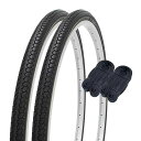 シンコー22インチ自転車タイヤチューブ各2本セットペア巻DEMINGL/L22x13/8ブラックW/OSR07860119