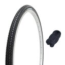 シンコー24インチ自転車タイヤ1.5MM極厚チューブセットDEMINGL/T24x13/8ブラックW/OSR19960346