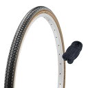 シンコー26インチ自転車タイヤ1.2mm肉厚チューブセットDEMINGL/L26x13/8ブラック/ブラウンW/OSR07860154