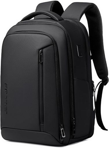 【拡張機能で容量自在】 普段の通勤は奥行き約18cm(約26L)のスリムなフォルムで満員電車でも邪魔になりません。出張や旅行の際は、側面の隠しファスナーを開けるだけでマチが約26cm(約38L)まで拡張し、2~4日分の衣類もたっぷり収納可能。日常使いから大容量モードへワンタッチで切り替えができる、機内持ち込み対応の多目的ビジネスリュックです。(サイズ:約46x32x18~26cm、重量:1.29kg) 【180°開口のスマート収納】 実用性を極めた3層構造の収納システムを採用。独立したPC収納部は16インチのノートパソコンやA4ファイルが余裕で収まるサイズ感です。さらに、メイン収納部はスーツケースのように180度フルオープンが可能で、空港の保安検査も中身を出さずにスムーズに通過できます。フロントには小物用オーガナイザー、背面には貴重品用ポケットを備え、整理整頓が簡単です 【頼れる撥水性と耐久性】 摩擦に強く耐久性に優れた1800D高密度オックスフォード生地を使用。荷物が少なくても自立しやすい構造で、ビジネスシーンでの扱いやすさを追求しました。