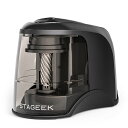 STAGEEK電動鉛筆削り6~8MM対応USB・電池式両用高速&安全ストッパー付き色鉛筆・2B/NO.2鉛筆対応大容量削りカスボックス・コンパクト設計家庭・学校...