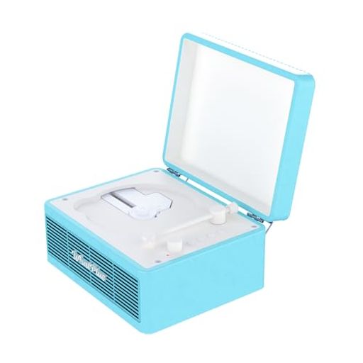 WhatPlus CDプレーヤー Bluetooth対応 スピーカー内蔵 2000mAhバッテリー搭載 デス...