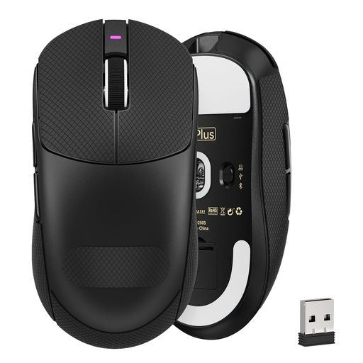 ATTACKSHARKX8PLUSゲーミングマウスワイヤレス無線40Kセンサー軽量55g1Kポーリングレート低遅延2.4G/Bluetooth/USB有線充電式6個プログラムボタン200時間連続使用可能「技適認証取得済み」