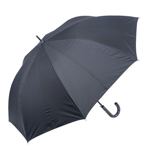 長傘 日傘 晴雨兼用 メンズ ワンタッチ ジャンプ 大きいサイズ 65cm 8本骨 1級遮光 コーティング UVカット 100% 遮熱効果 丈夫 軽量 グラスファイバー ブラック