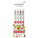 三菱鉛筆HARIBOxuni勉強アイテムunixHARIBO(ユニボールワン4色セット)