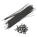 スポークBLACK-SB14X300スターブライト黒36本