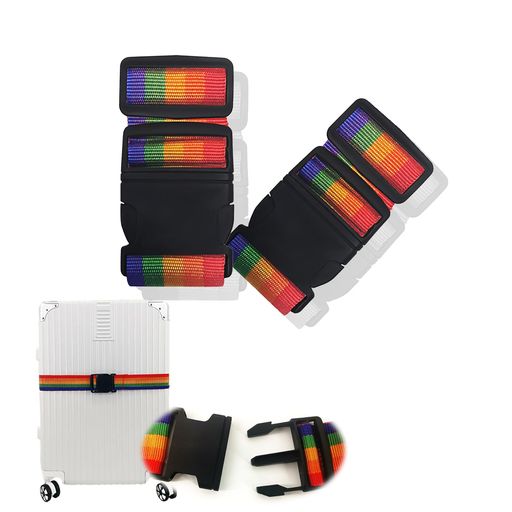 [ALLVD]スーツケースシートベルト旅行に便利な商品ワンクリック荷物損失固定防止荷物の倒壊を防ぐのた..