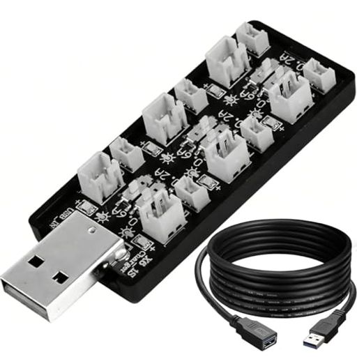 DAOKAI 1S LiPoバッテリーUSB充電器 3.7V/4.20V 6チャンネル 1S LiHV充電器 6-in-1 マイクロJST 1.25 JST-PH 2.0 mCX mCPXコネクター付き USB延長ケーブル付属 Tiny Whoop