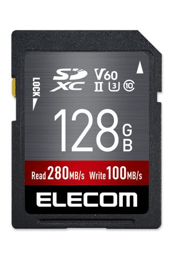 エレコム SDカード 128GB SDXC データ復旧サービス付 UHS-II V60 MF-FS128GU23V6R