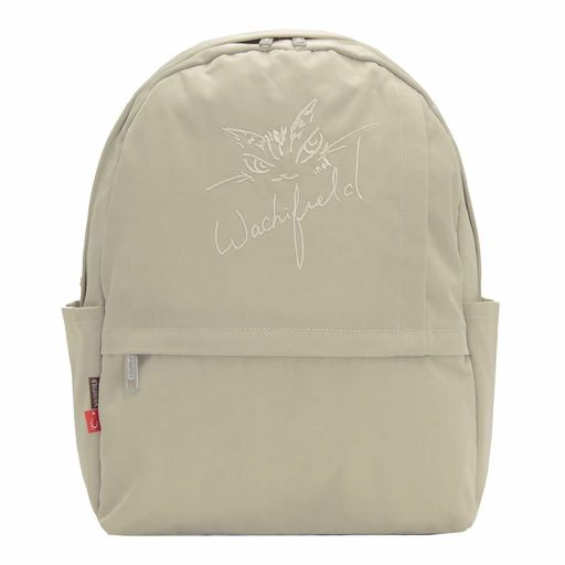  企画製造T2O リュック リュックサック 軽量 大容量 レディース 猫 ダヤン ネコ ねこ柄 かわいい WTPL-03 ベージュ