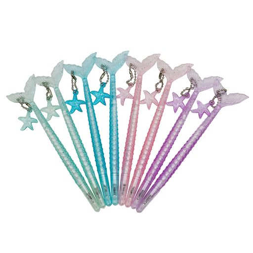 12本の人魚型ゲルインクボールペン、スムーズな書き込み、4色、各色3 サイズ:長さ-18CM; 4色:ブルー、グリーン、ピンク、パープル インクカラー-ブラック、0.5 mm,素材-硬質プラスチック スタイリッシュな人魚のデザインがとってもキュートです、持ち運びが簡単、キーホルダーに掛けることができます,かわいい ノベルティ マーメイドボールペン 古典的な面白いペン,おもしろ、カラー、オシャレな、キレイな、手帳用、贈答用、クリエイティブボールペン,家庭や学校では日常的にペンを使います