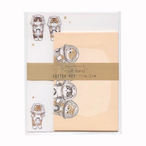 アクティブコーポレーションモフサンドレターセット【ドリンク】猫ネコねこ便箋封筒手紙かわいいmofusa..