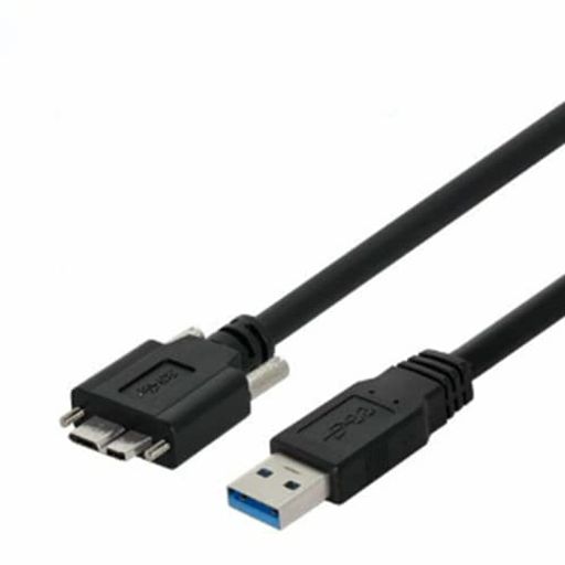 ViViSunUSB 3.0ケーブル タイプA オス-マイクロタイプB オス A-MicroB スーパースピードデータ5Gbps転送 同期充電ケーブル 固定可能 ネジ付き (0.6m, Blue)