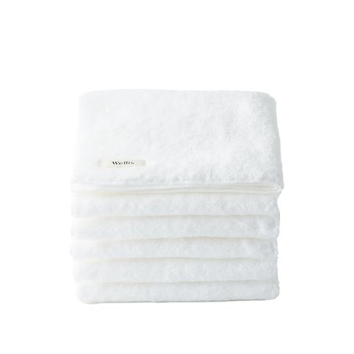 WellisSustainablecottonWashtowelNaturalwhite1(Wellisƥʥ֥륳åȥ󥦥å奿...