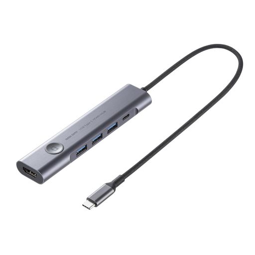 樂天商城 - サンワサプライHDMIポート付USBType-CハブUSB-5TCHP18GM