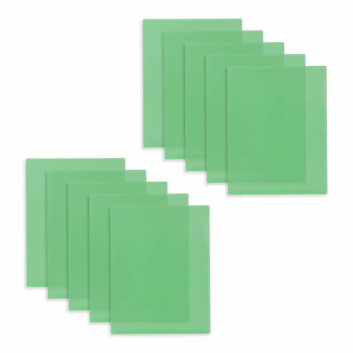 セキセイシールックワイドフォルダーA4ワイド幅ハーフ溶着仕様コピー用紙100枚収容グリーン10枚入CLK-2..