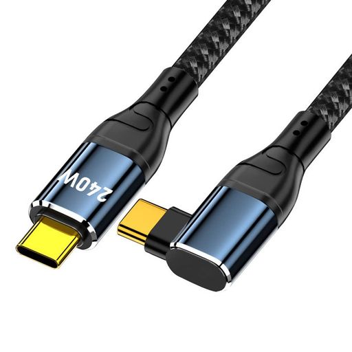 xiwai 48V 5A USB-C充電器コード 0.5M Type-C 100W充電対応 480Mbpsデータケーブル...