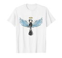 天使の翼付きハンドミキサーホーリーハンドミキサーTシャツ