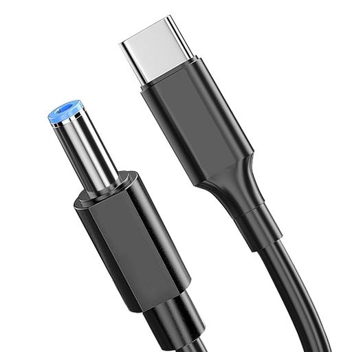 YFFSFDCUSB-CPDトリガーケーブル電源プラグ充電ケーブルUSB-C入力からDC5.5*2.5mm電源12V急速充電PD充電ケーブル用ラップトップノートブック用PVCの素材を採用頑丈高耐久断線防止USBTypeC