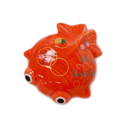 有田陶芸 有田焼 排水口カバー 金魚ちゃん 赤金魚 抗菌 清潔 おもてなし 日本製