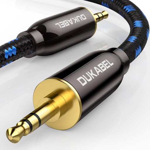 DuKabel2.4MHiFi3.5mmステレオミニプラグオーディオケーブルスマホ車載ヘッドホンイヤホン延長スピーカ..
