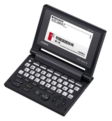 カシオ電子辞書エクスワードコンパクトモデルJIS配列キーXD-C100E