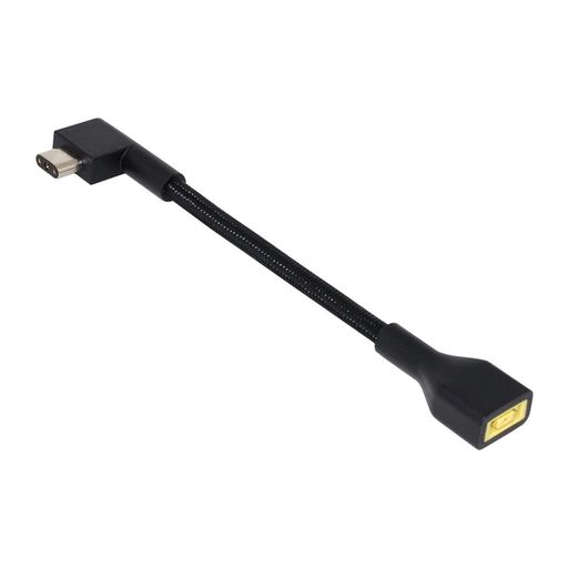 Xiwai 長方形ジャック11.0*4.5mm入力から3ピン電源プラグケーブルへの互換性ラップ...