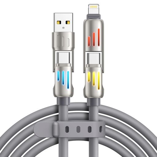RAVIAD4in1充電ケーブル多機能充電コードusbcケーブル240WPDライトニングケーブルタイプcライトニングusbcusbc充電コード3Atype-c充電ケーブルusb-c高速充電