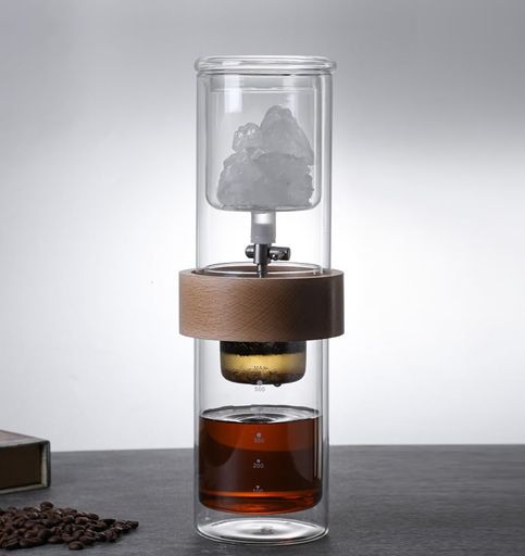 Gugrida ウォータードリッパー コーヒーサーバー 水出しコーヒーポット 冷萃コーヒーポット アイスドリップコーヒーメーカー ハンドドリップポット アイスドリップポット エスプレッソ手…