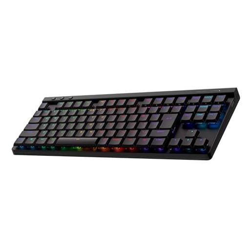 Logicool G ゲーミングキーボード G515 LIGHTSPEED TKL 薄型 ワイヤレス テンキーレス キーボード G515-WL-LNBK リニア 赤軸 静かなタイピング 日本語配列 LIGHTSPEED Bluetooth 接続対応