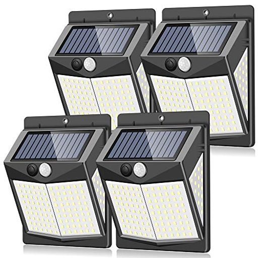 ガーデン,屋外 【高輝度140LED&amp;四面発光】弊社は数年間ソーラーライトの販売を通じて、独特な外観デザインと改良されたソーラーパネル、バッテリーを採用している新製品を開発しました。高輝度140個のLEDライトを備え、独特な四面発光デザイン、照明角度が最大300°に達し、照明の範囲もより広いになります。夜間にパーク、ポスト、ガーデン、縁側、ガレージなどを照らし、素敵な照明効果を提供してくれ、防犯効果も有ります。 夜間自動点灯・消灯・2200mAh大容量】このソーラーライトは人感センサーと光センサーが内蔵されて、夜になると、約3メートル以内の動きが感知でき、自動に20秒ぐらい点灯します。深夜に帰宅したときも玄関先で明るく光ってくれて、帰る道を照らして、家族の安全と助かります。❥内蔵電池は2200mAh大容量なため、昼間太陽光でフル充電されたら、夜間約8時間点灯します。 【IP65防水防塵・設置簡単】センサーライトはIP65防水防塵仕様で、悪天候でも耐えるように設計されています。屋外ウォール、アウトドアなど雨がよく降られる場所に取り付けても安心できます。配線無し、電池いらずで設置できるのも手間いらないです。