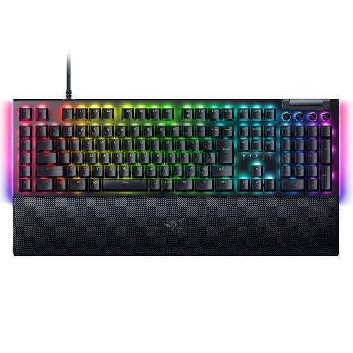 Razer レイザー BlackWidow V4 JP Green Switch 6個の専用マクロキーとメディアキーにより高度なコマンドやショートカットが設定可能な有線ゲーミングキーボード アンダーグロー Chroma RGB メカニカ…