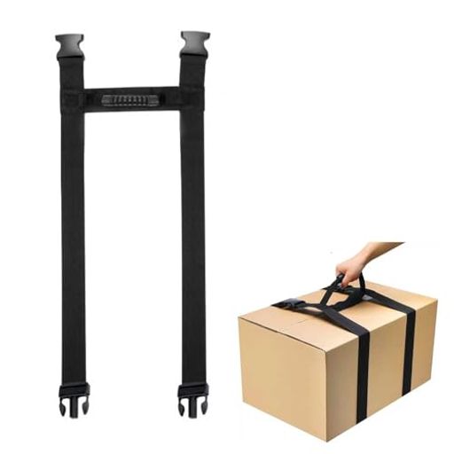 運搬ベルト荷物ベルトハンドル付きカーゴストラップ長さ調整可能高安定性持ち運び...