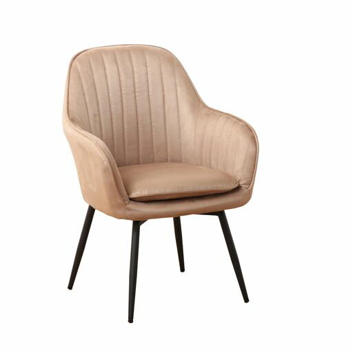 ダイニングチェア回転式幅57x奥行59x高さ80x座面高45cmブラウン474045