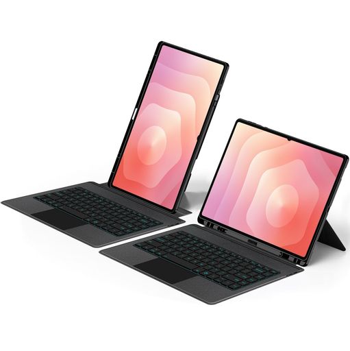 樂天商城 - 縦/横置き対応TabS11Ultraキーボードケースタッチパッドバックライト付きマグネット式分離式シャオミカバーギャラクシーTabS11Ultra14.6インチ用キーボード角度を自由に変更ケース磁気吸着SPen