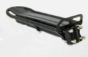 自転車用荷台簡単取り付け軽量リアキャリアブラック8分音符
