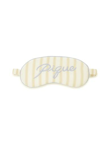 [ジェラート ピケ] ストライプ柄アイマスク PWGA252590 レディース YEL Free Size