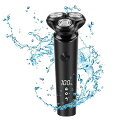 シェーバーひげそり電動シェーバー【2025新進化】髭剃り電気シェーバーメンズ360°回転式高速回転モーター2段階調節深剃りUSB充電式急速充電低騒音IPX7防水お風呂剃り可乾湿両用LEDディス…