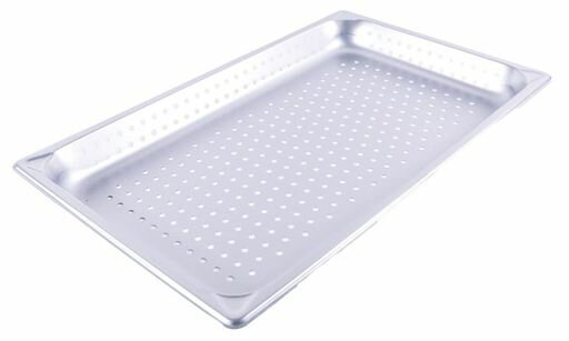 カンダ(kanda)ホテルパン穴あきステンレス製53x32.5cm深さ4cm穴あきホテルレストラン業務用穴明034067